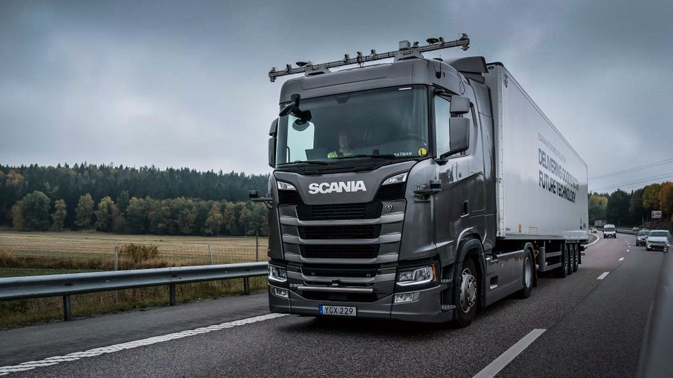 Scania autonoma lastbilar -Ingenjörsdagen Malmö Anna Leijon Techskaparna